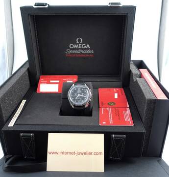  Omega Speedmaster Professional Moonwatch Saphirglas 310.30.42.50.01.002 Unworn Box & Papers 