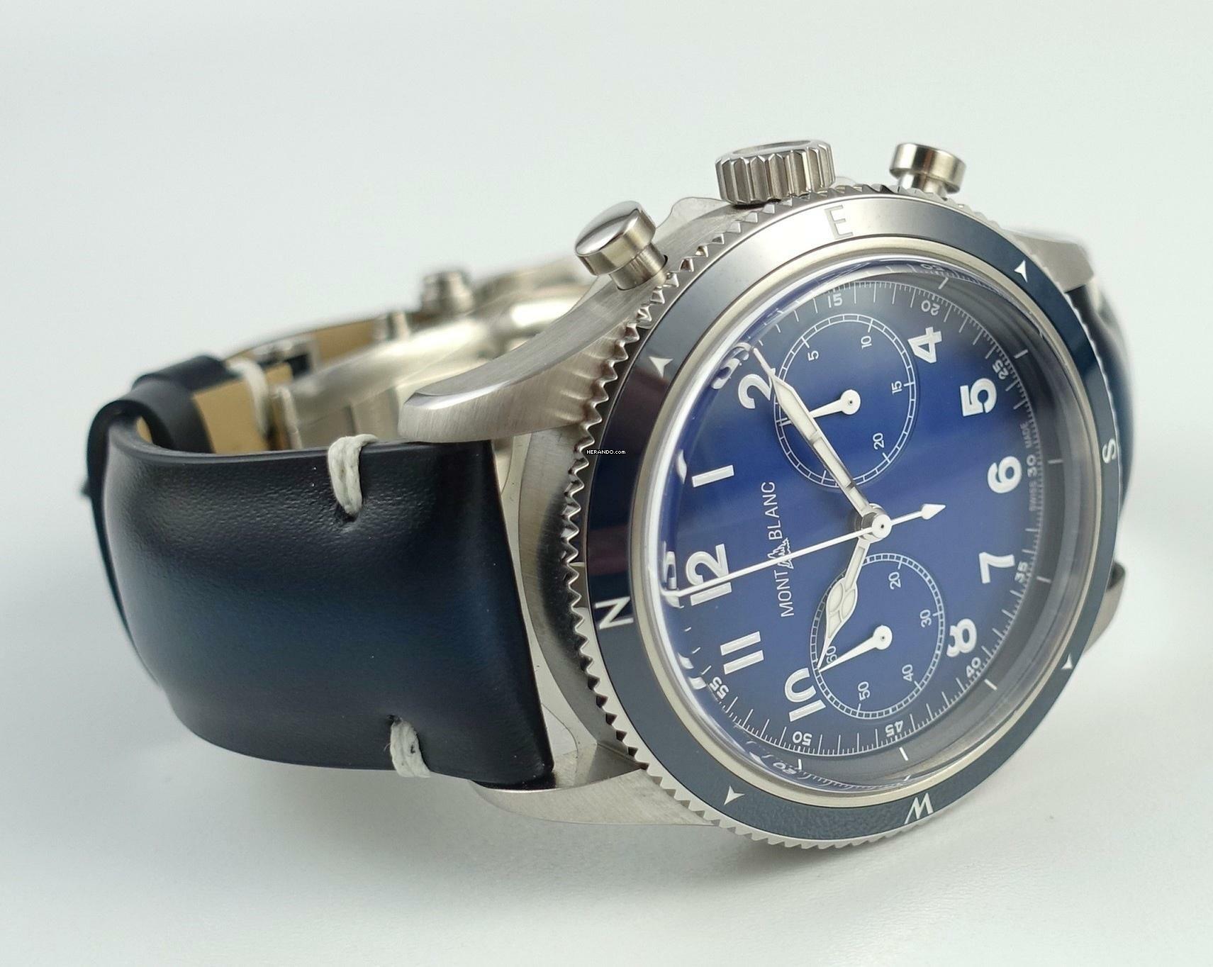 Thumbnail von Montblanc 1858 Automatic Chronograph Blue 42mm