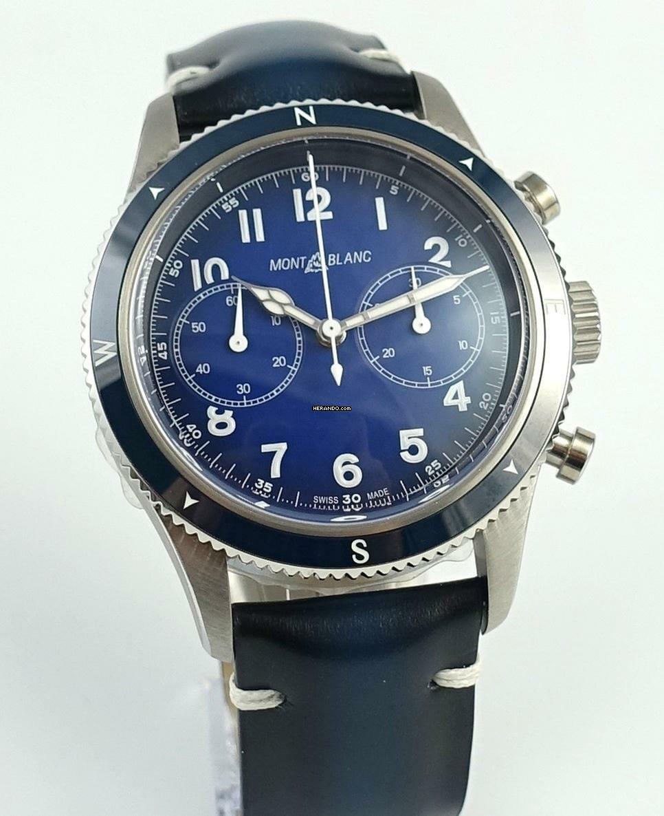 Thumbnail von Montblanc 1858 Automatic Chronograph Blue 42mm