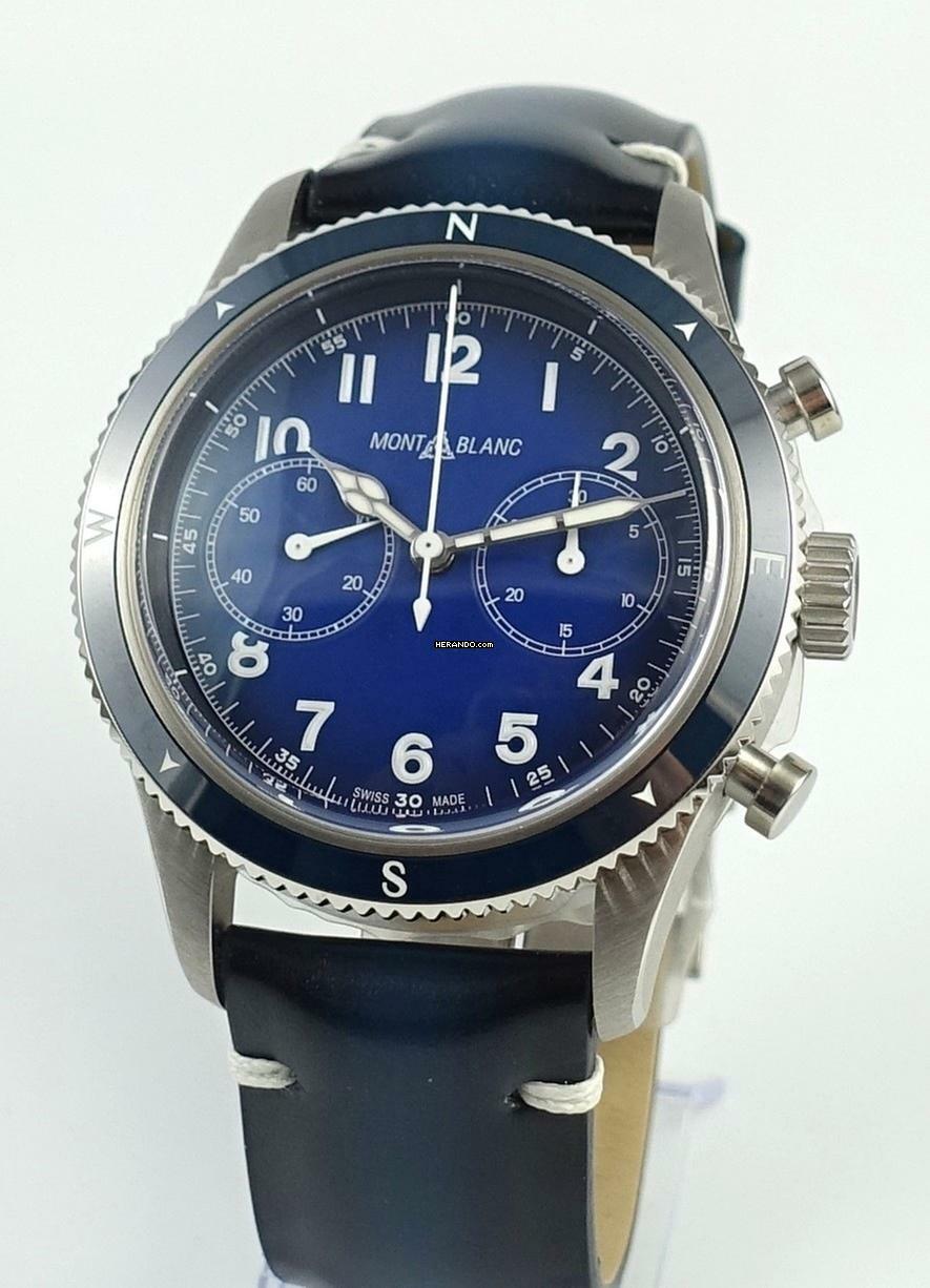 Thumbnail von Montblanc 1858 Automatic Chronograph Blue 42mm