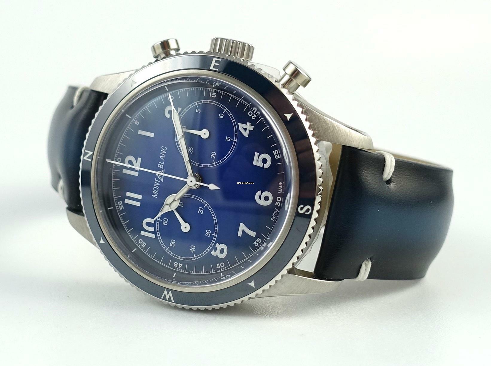 Thumbnail von Montblanc 1858 Automatic Chronograph Blue 42mm