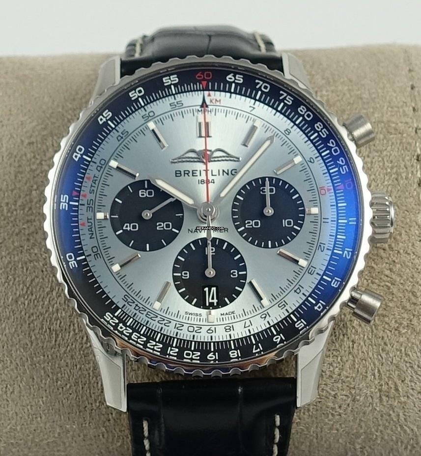  Breitling Navitimer 1 B01 Chronograph 43 Ice Blue 