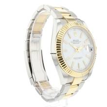 Thumbnail von Rolex Datejust 41 Steel Gold Oyster Fluted White Dial NEW '23 </h1>