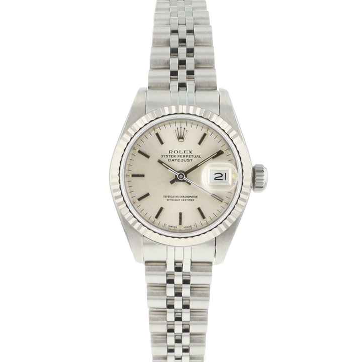  Rolex Lady-Datejust 26 Steel Jubilee Fluted Silver Dial Service '25 </h1> 