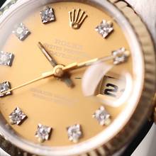 Thumbnail von Rolex Lady-Datejust 26 Steel Gold Jubilee Fluted Champagne Diamond Dial