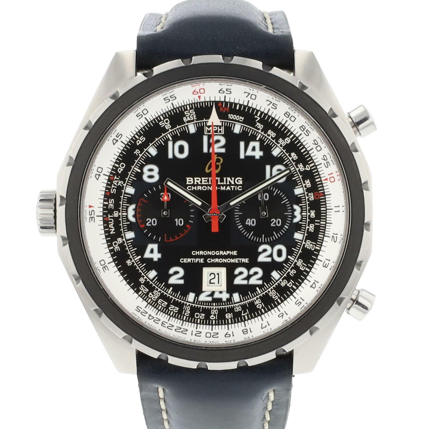 Breitling Chrono-Matic Black Dial </h1>
