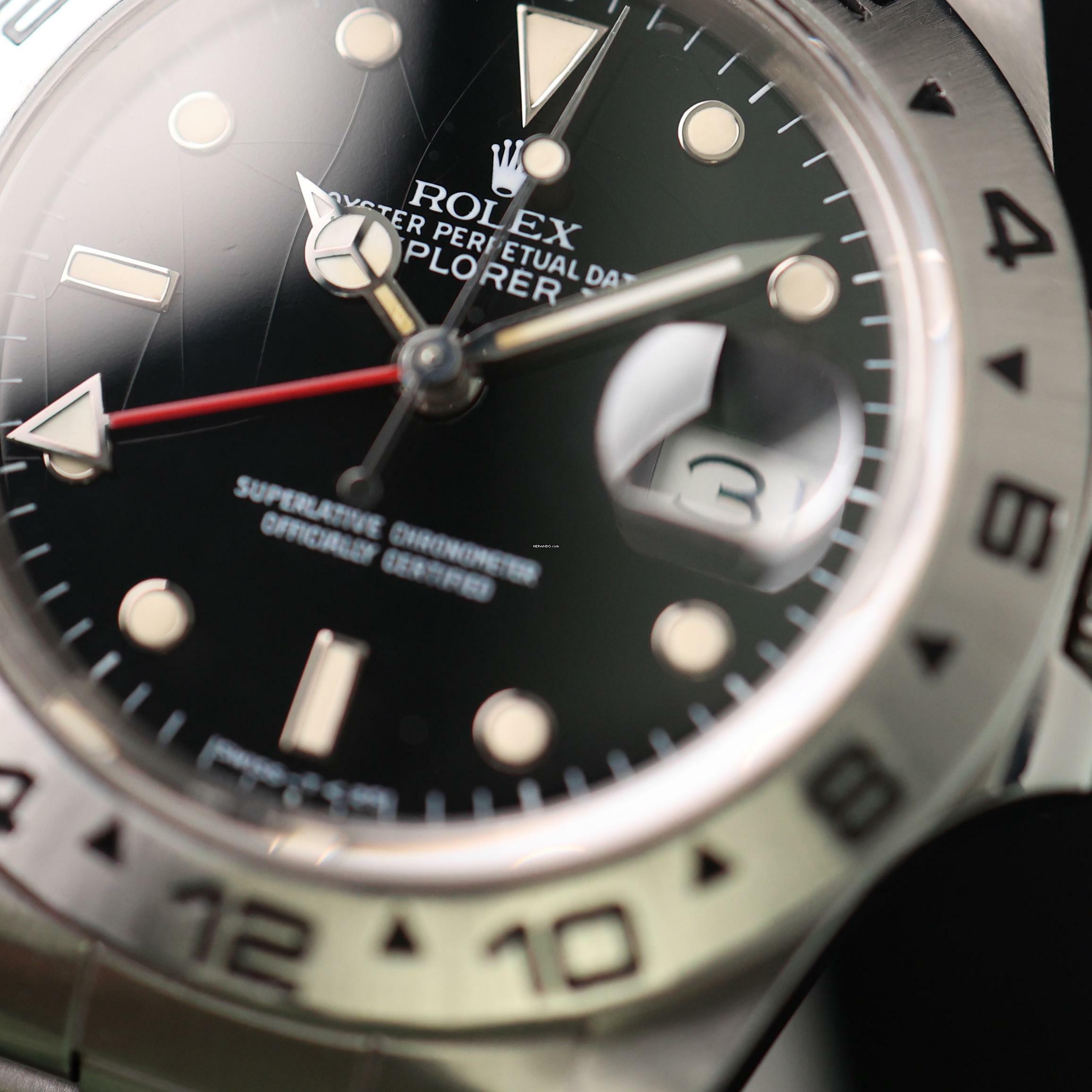 Thumbnail von Rolex Explorer II Black Spider Dial </h1>