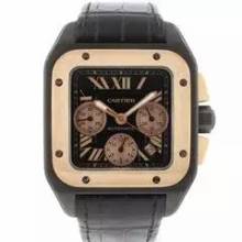 Thumbnail von Cartier Santos 100 XL Steel Rosegold Chronograph </h1>