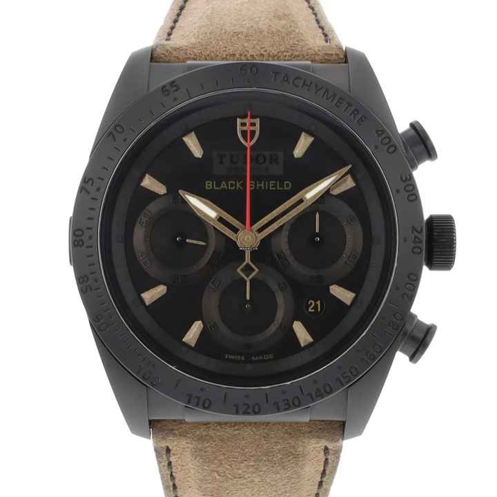  Tudor Fastrider Black Shield Chronograph Black Dial </h1> 