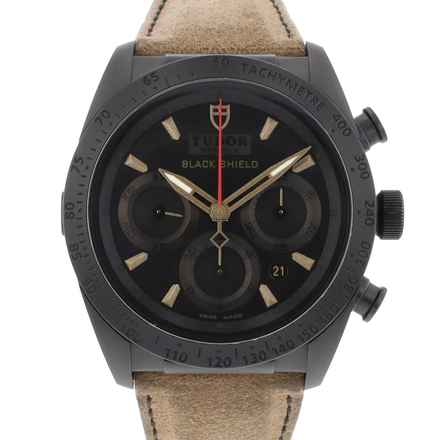  Tudor Fastrider Black Shield Chronograph Black Dial </h1> 