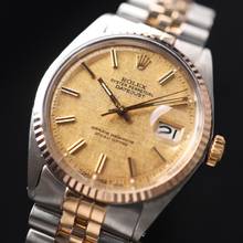 Thumbnail von Rolex Datejust 36 Steel Gold Jubilee Fluted Linen Dial </h1>