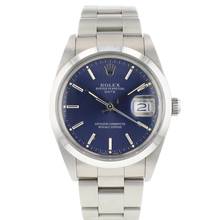 Thumbnail von Rolex Oyster Perpetual Date 34MM Steel Blue Dial </h1>
