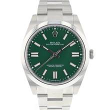 Thumbnail von Rolex Oyster Perpetual 41 Green Dial </h1>