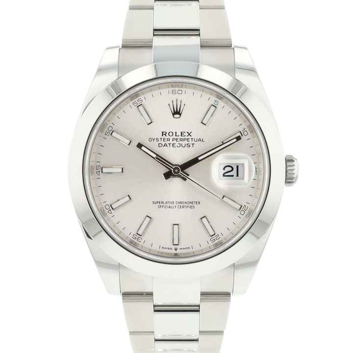  Rolex Datejust 41 Steel Silver Dial </h1> 