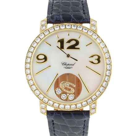  Chopard Happy Diamonds Time Yellow Gold MoP Dial </h1> 