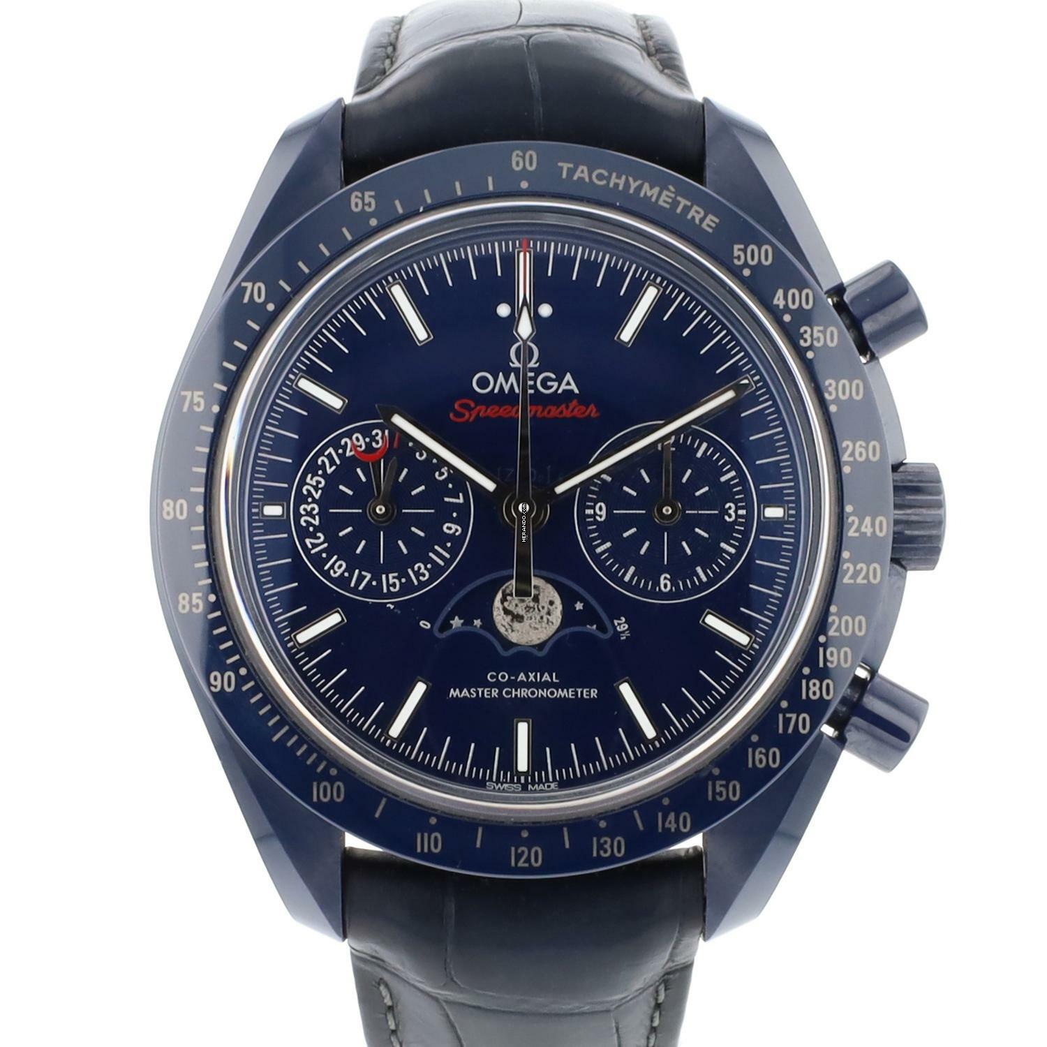  Omega Speedmaster Moonphase Professional Moonwatch Moonphase Blue Ceramic </h1> 