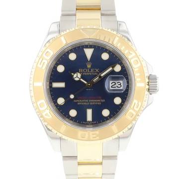  Rolex Yacht-Master 40 Steel / Gold Blue Dial Rehaut </h1> 