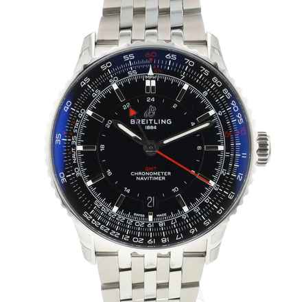  Breitling Navitimer GMT 41 GMT Black Dial NEW 2025 </h1> 