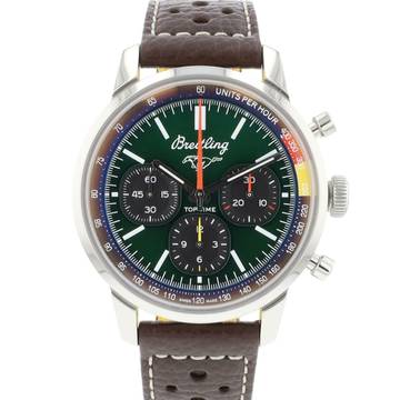  Breitling Top Time Chronograph Mustang Green Dial NEW 2024 </h1> 