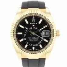 Thumbnail von Rolex Sky-Dweller Oysterflex Yellow Gold Black Dial </h1>