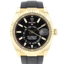 Thumbnail von Rolex Sky-Dweller Oysterflex Yellow Gold Black Dial </h1>