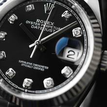 Thumbnail von Rolex Datejust 36 Fluted Oyster Black Diamond Dial </h1>