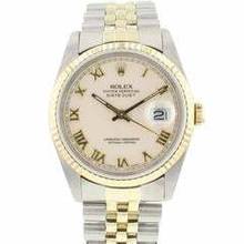 Thumbnail von Rolex Datejust 36 Steel Gold Jubilee Fluted Creme Roman Dial </h1>