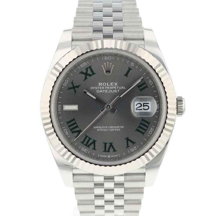 Rolex Datejust 41 Fluted Jubilee Wimbledon Dial NEW 2025 