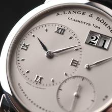 Thumbnail von A. Lange & Söhne Lange 1 Platina Silver Dial </h1>