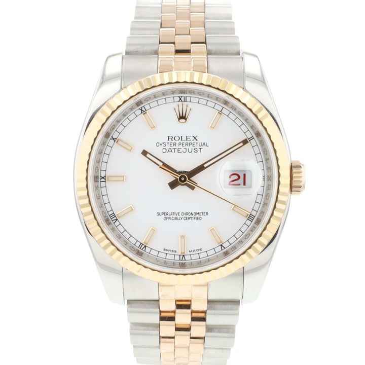  Rolex Datejust 36 Jubilee Fluted Steel / Everose Roulette Date </h1> 