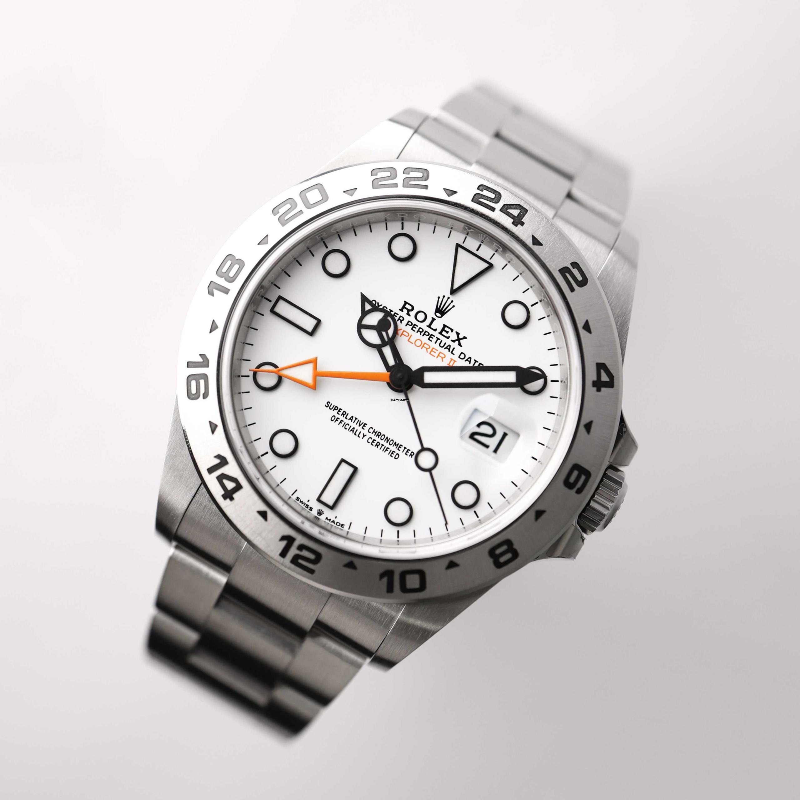 Thumbnail von Rolex Explorer II White Dial </h1>
