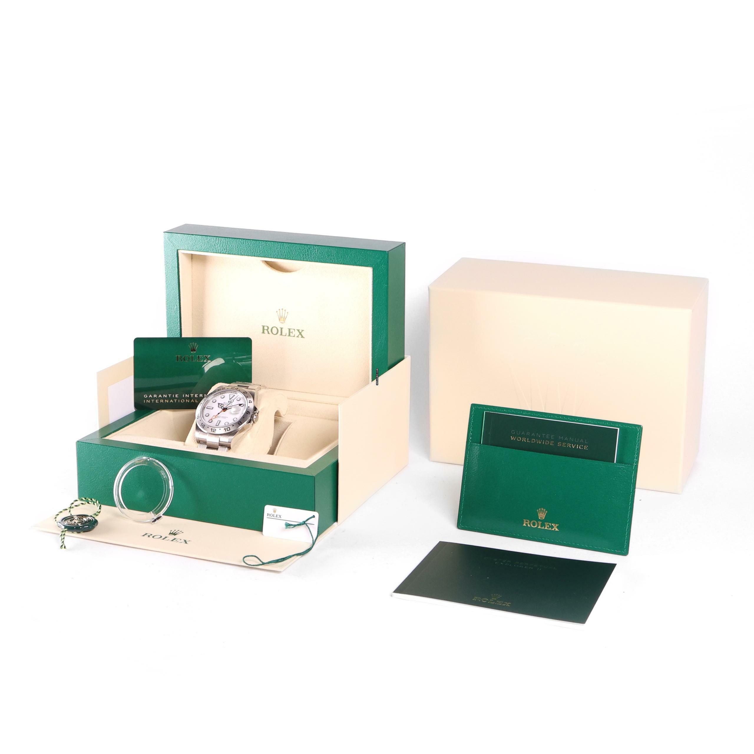 Thumbnail von Rolex Explorer II White Dial </h1>