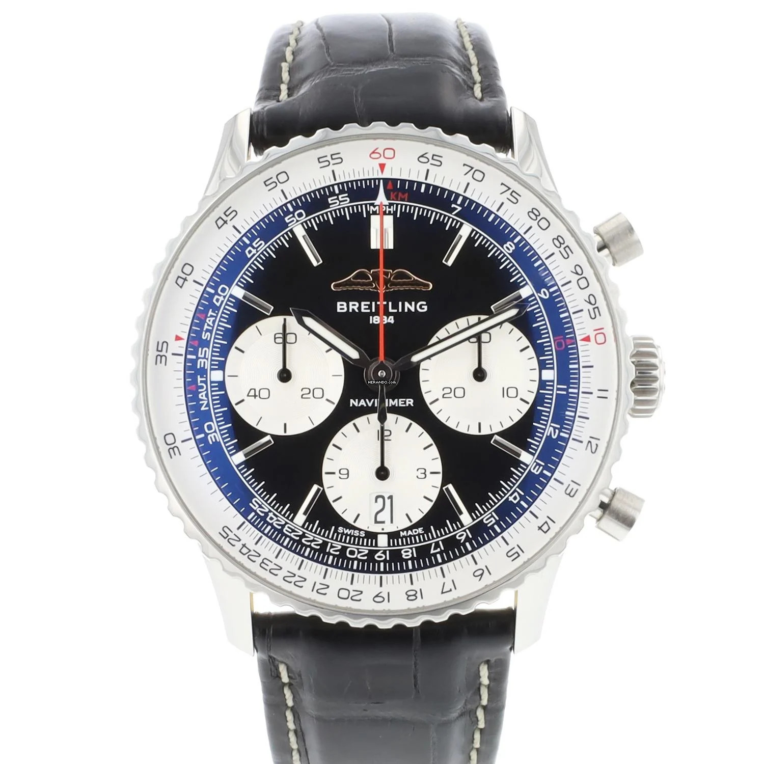  Breitling Navitimer 1 B01 Chronograph Black Dial </h1> 