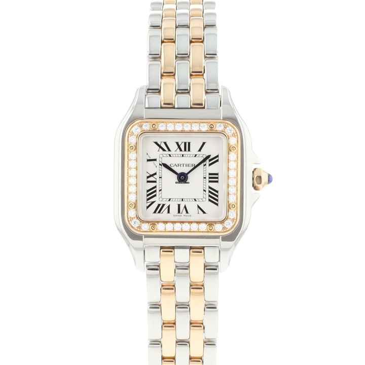  Cartier Panthère Small Steel Rose Gold Diamonds W3PN0006 </h1> 