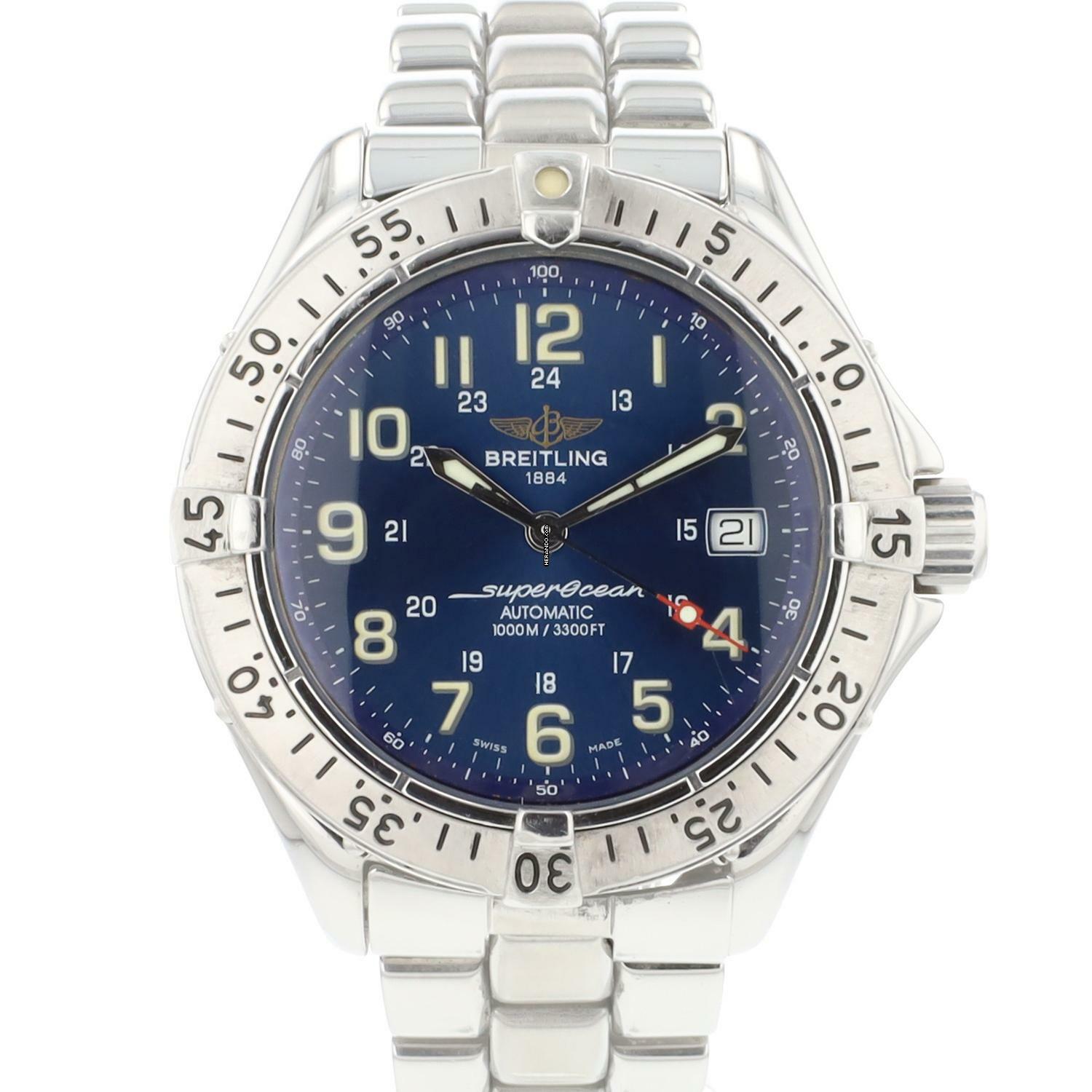  Breitling Superocean Super Ocean Automatic Blue Dial </h1> 