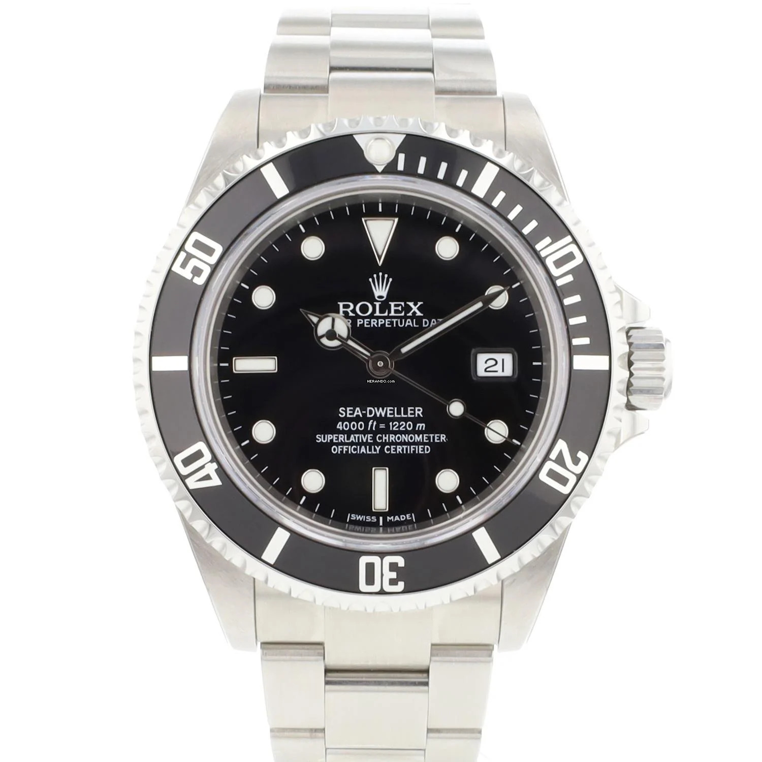  Rolex Sea-Dweller 4000 Steel NEW FULL STICKERS  