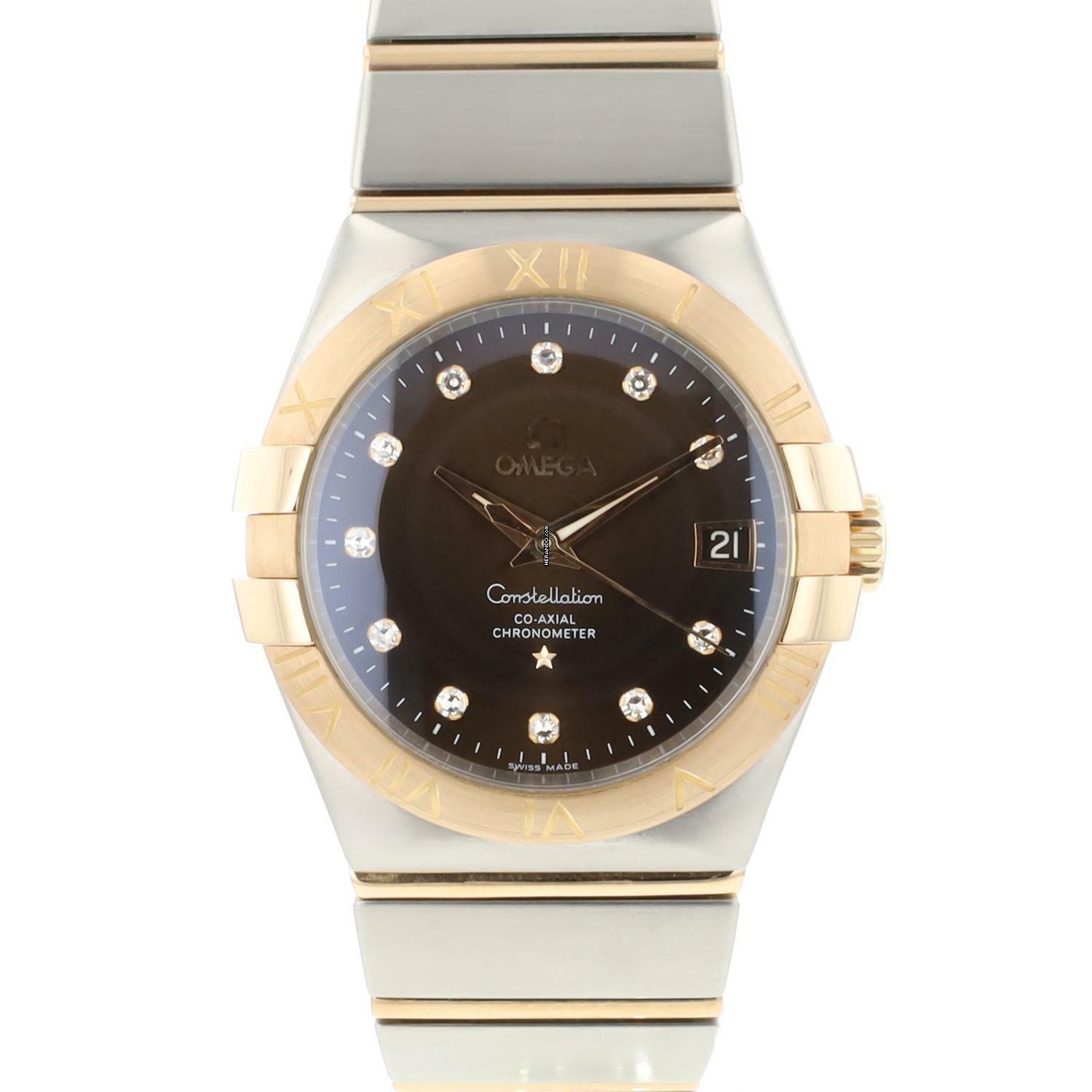 Omega Constellation Diamonds Steel Rosegold </h1>
