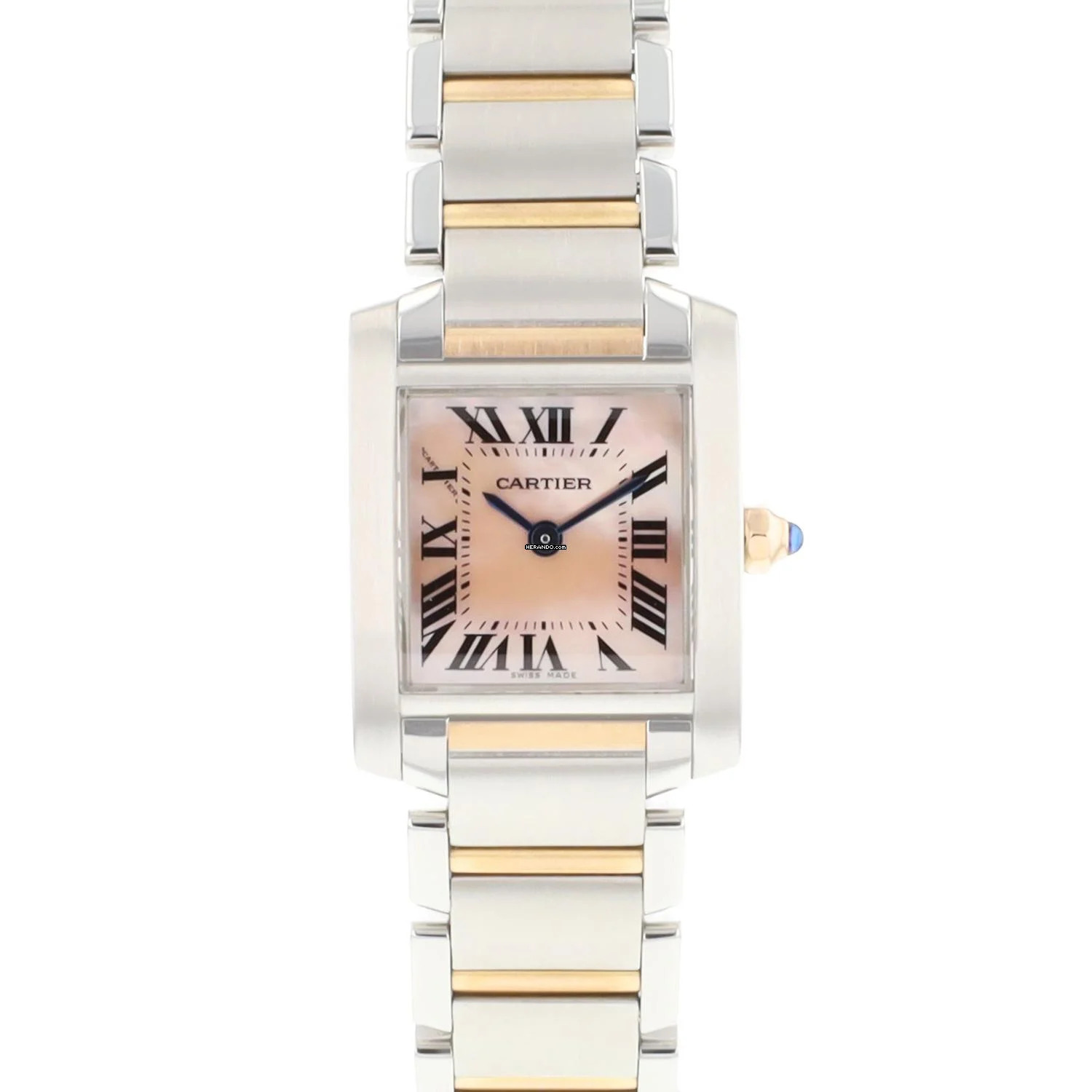 Cartier Tank Française PM Steel Rose Gold MoP Dial </h1>