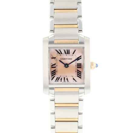  Cartier Tank Française PM Steel Rose Gold MoP Dial </h1> 