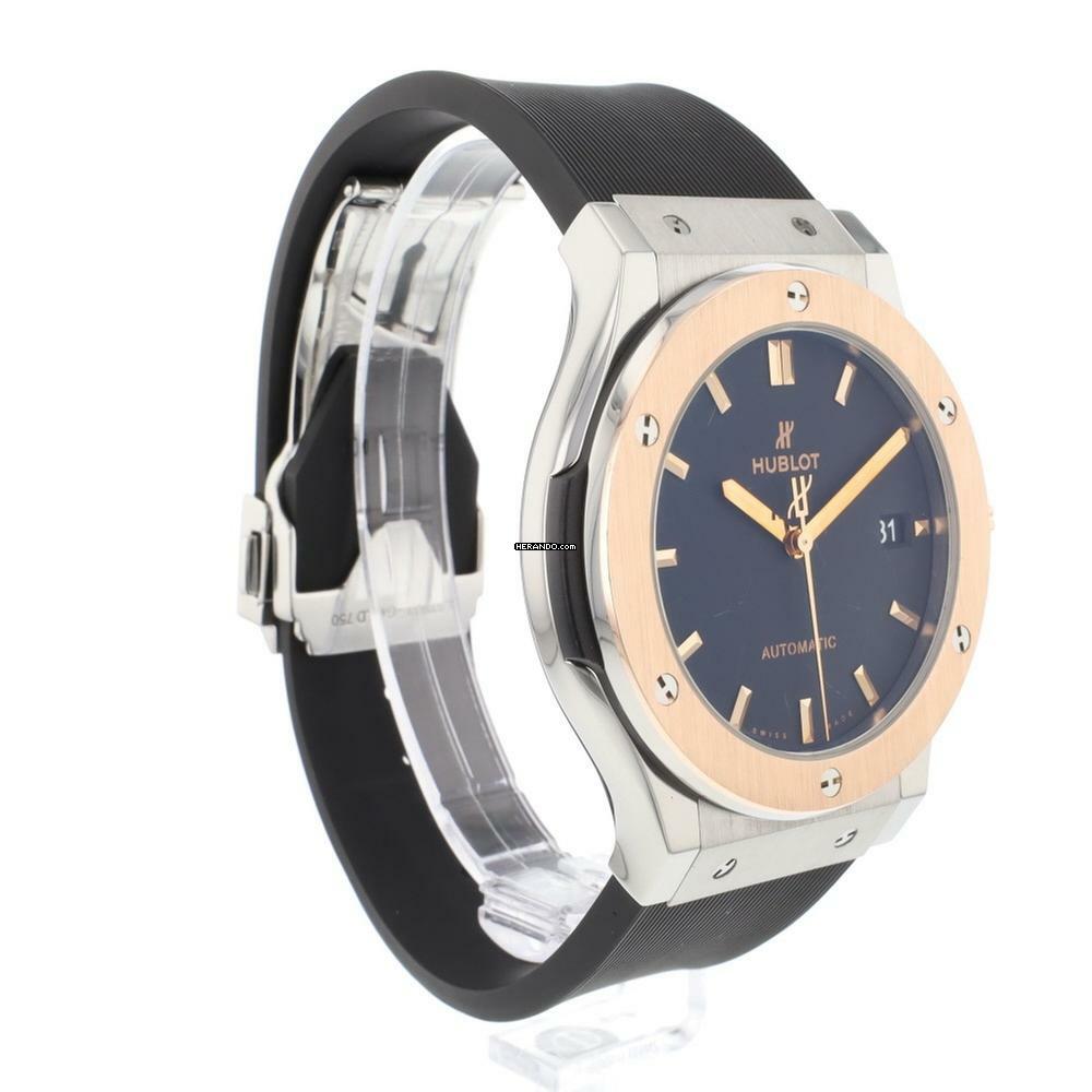 Thumbnail von Hublot Classic Fusion 45MM Steel Rose Gold Black Dial </h1>