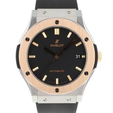  Hublot Classic Fusion 45MM Steel Rose Gold Black Dial </h1> 