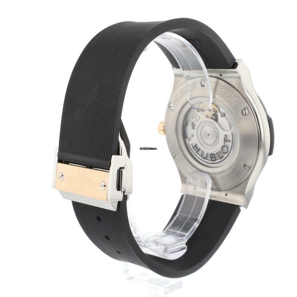 Thumbnail von Hublot Classic Fusion 45MM Steel Rose Gold Black Dial </h1>