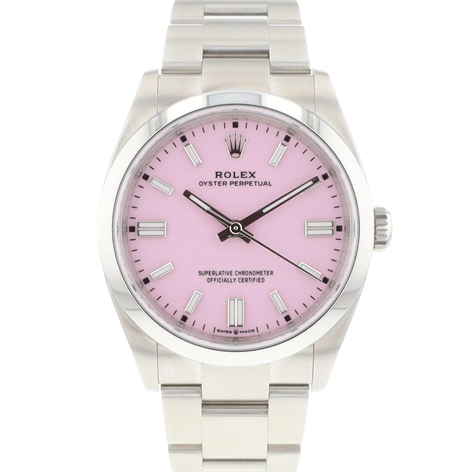  Rolex Oyster Perpetual 36 Candy Pink Dial NEW 2024 </h1> 