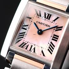 Thumbnail von Cartier Tank Française PM Steel Rose Gold MoP Dial </h1>