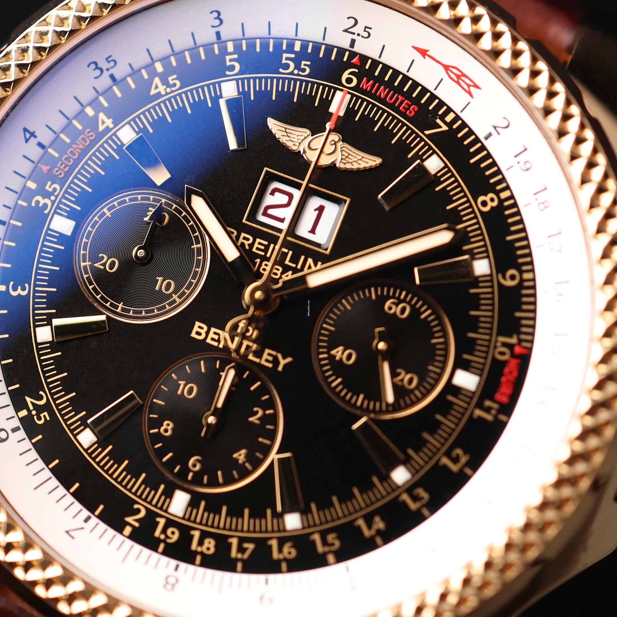 Thumbnail von Breitling Bentley 6.75 Yellow Gold </h1>