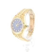 Thumbnail von Rolex Lady-Datejust 26 Yellow Gold President Blue Diamond Dial </h1>