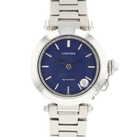  Cartier Pasha C Automatic Blue Dial  