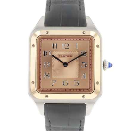  Cartier Santos Dumont XL Rose/Gold Salmon Dial Limited Edition </h1> 