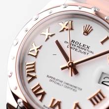 Thumbnail von Rolex Datejust 31 Steel Everosegold White Roman Dial Diamonds </h1>