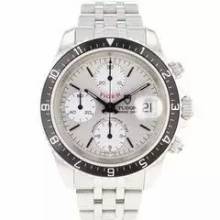 Thumbnail von Tudor Prince Date Chronograph Silver Dial </h1>